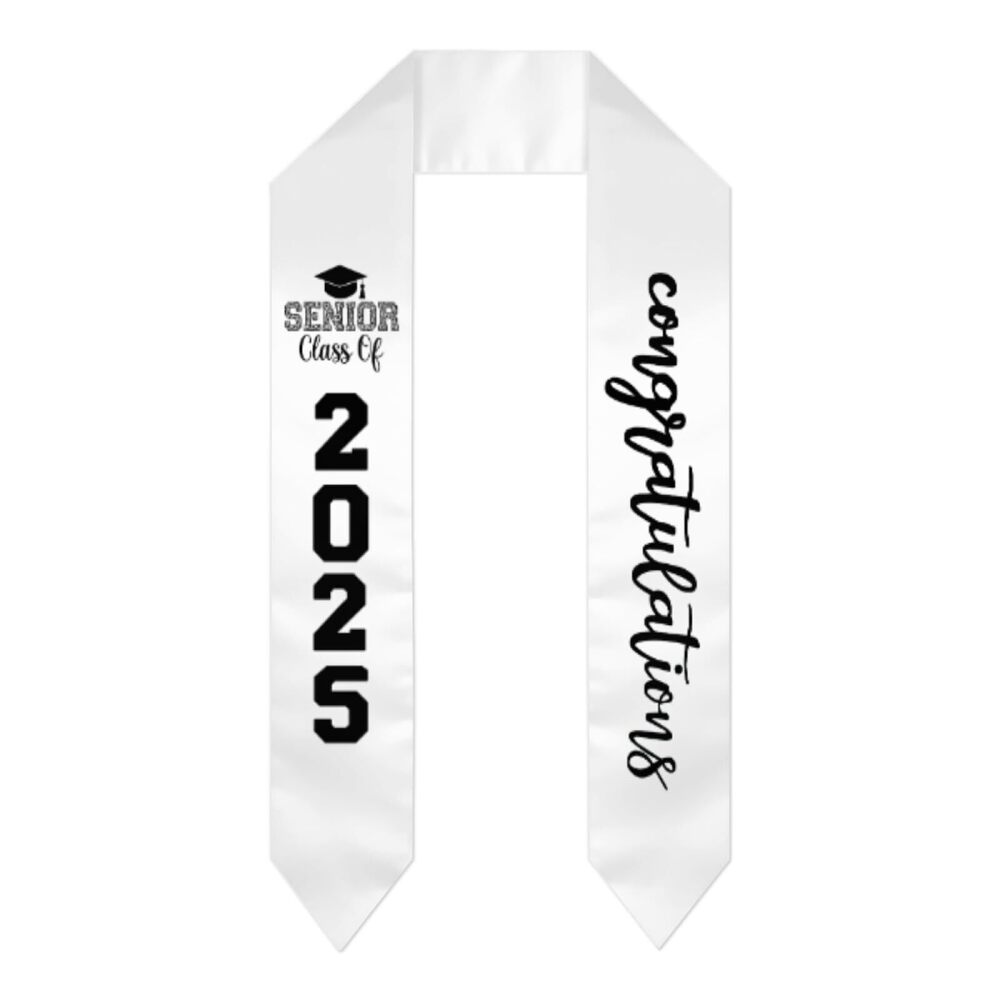 2391 Senior 2025 Graduation Stole, 2025 Graduation Gift,One Size Fits All